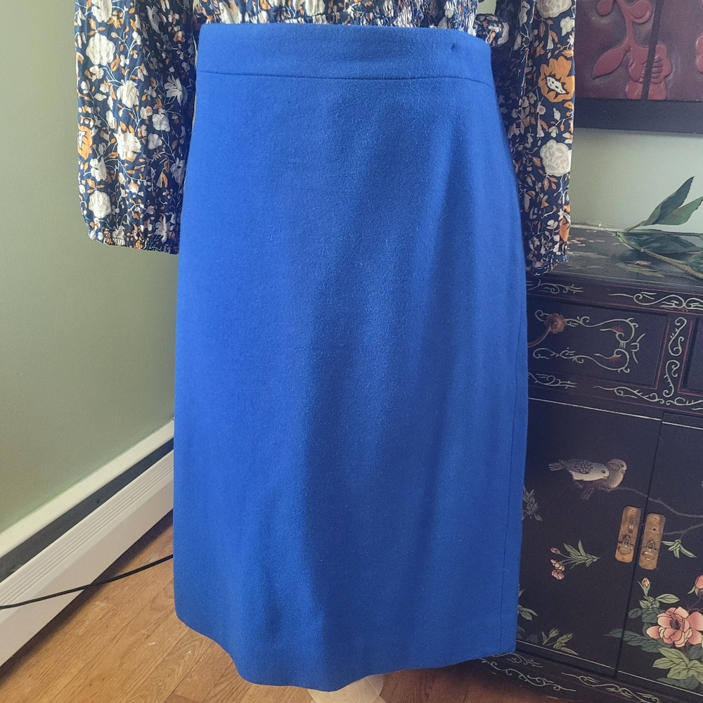 J.Crew No. 2 Pencil Skirt in double-serge wool Size 18